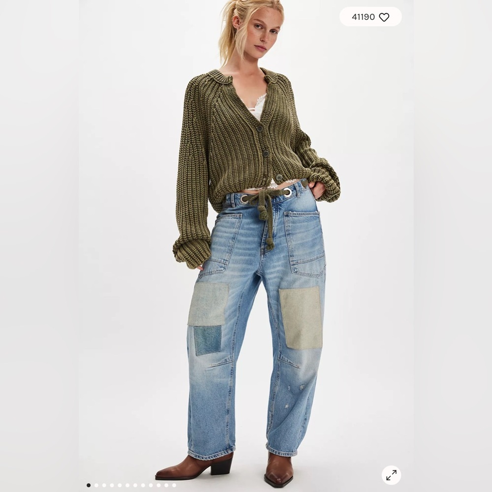 We The Free Moxie Pull-On Barrel Jeans